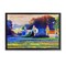 Stupell Industries Vibrant Gloucester Houses Floating Frame By Greg Gorham